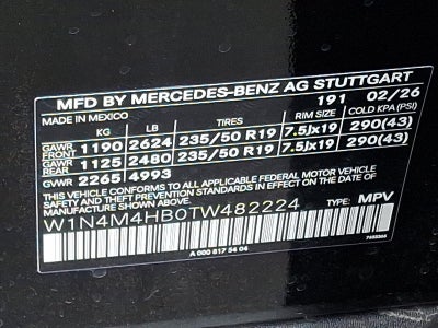 2026 Mercedes-Benz GLB GLB 250 4MATIC® SUV