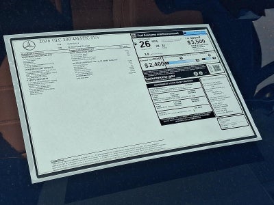 2026 Mercedes-Benz GLC GLC 300 4MATIC® SUV