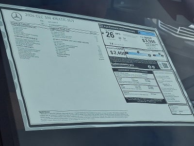 2026 Mercedes-Benz GLC GLC 300 4MATIC® SUV