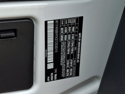 2025 Mercedes-Benz Sprinter Cargo Van 2500 Standard Roof I4 Diesel HO 144" RWD