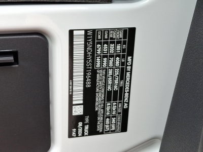 2025 Mercedes-Benz Sprinter Cargo Van 3500 High Roof I4 Diesel HO 170" Extended RWD