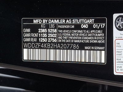 2017 Mercedes-Benz E-Class E 300 Luxury 4MATIC® Sedan