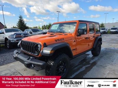 2026 Jeep Wrangler Willys 4 Door 4x4