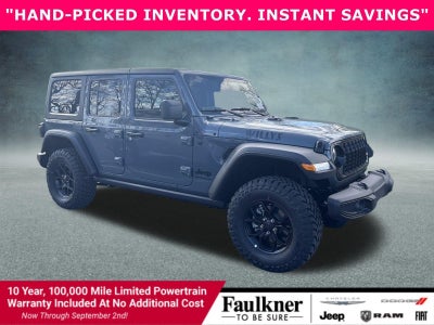 2026 Jeep Wrangler Willys 4 Door 4x4