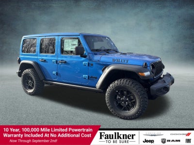 2026 Jeep Wrangler Willys 4 Door 4x4