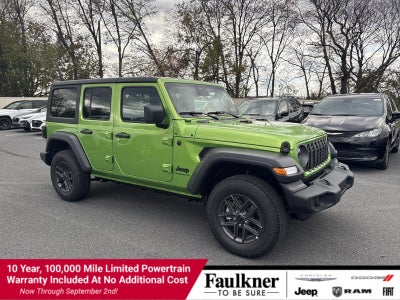 2026 Jeep Wrangler Sport S 4 Door 4x4