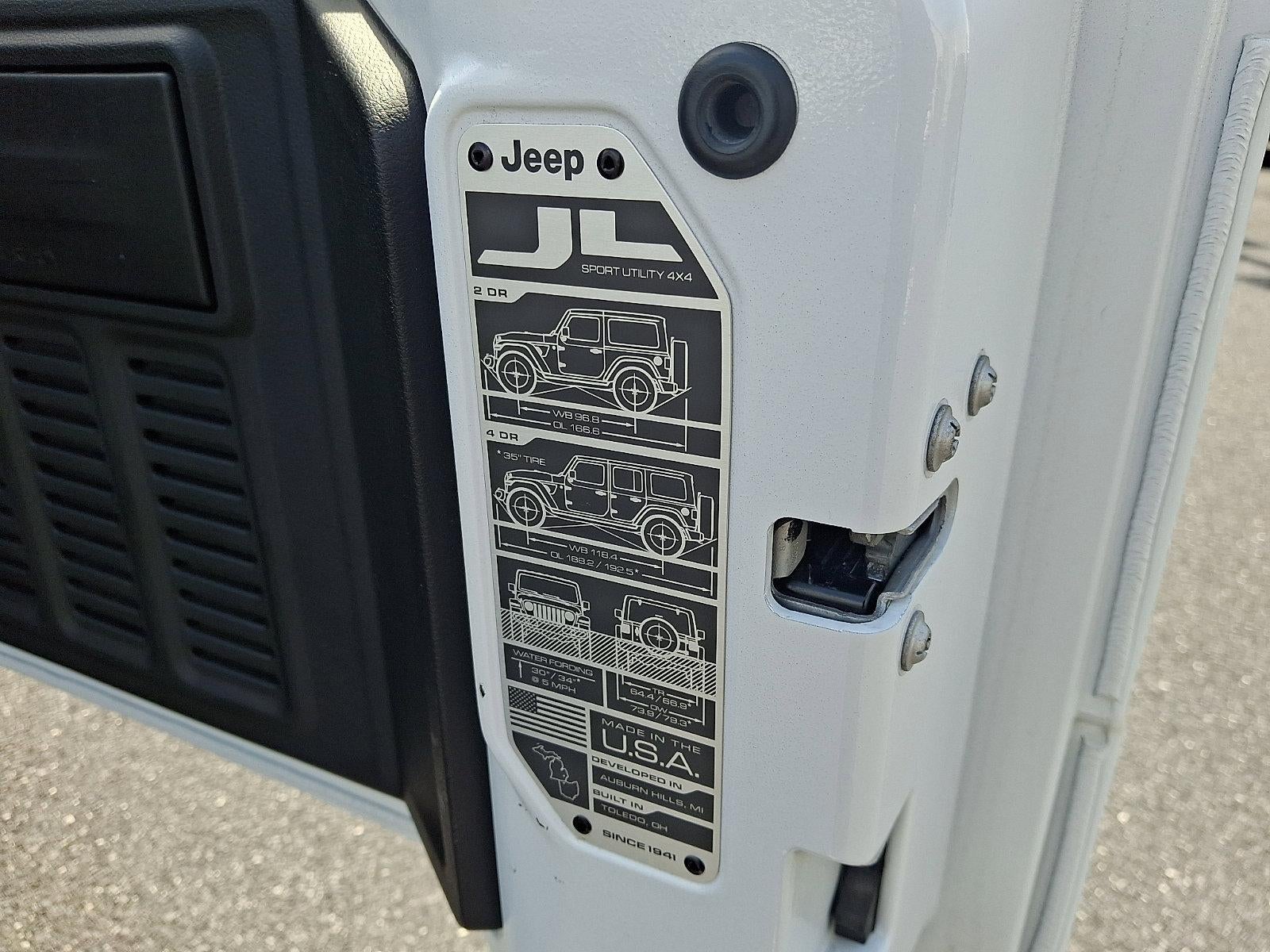 2025 Jeep Wrangler Sport S 4 Door 4x4