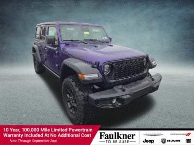2026 Jeep Wrangler Willys 4 Door 4x4