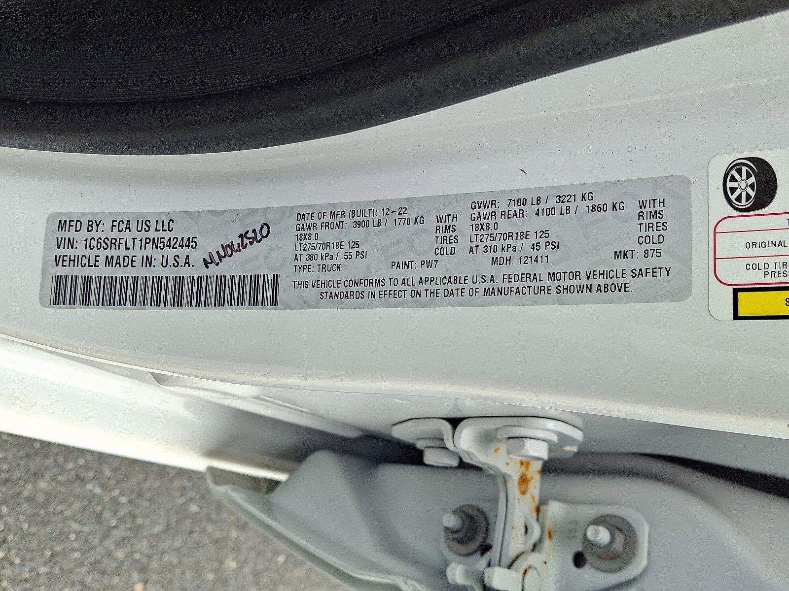 2023 RAM 1500 Rebel 4x4 Crew Cab 5'7" Box