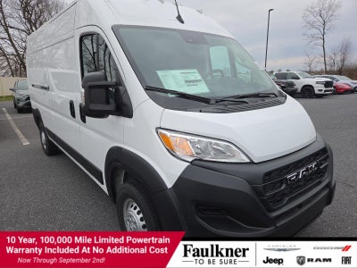 2026 RAM ProMaster Cargo Van Tradesman 3500 High Roof 159" WB w/Pass Seat