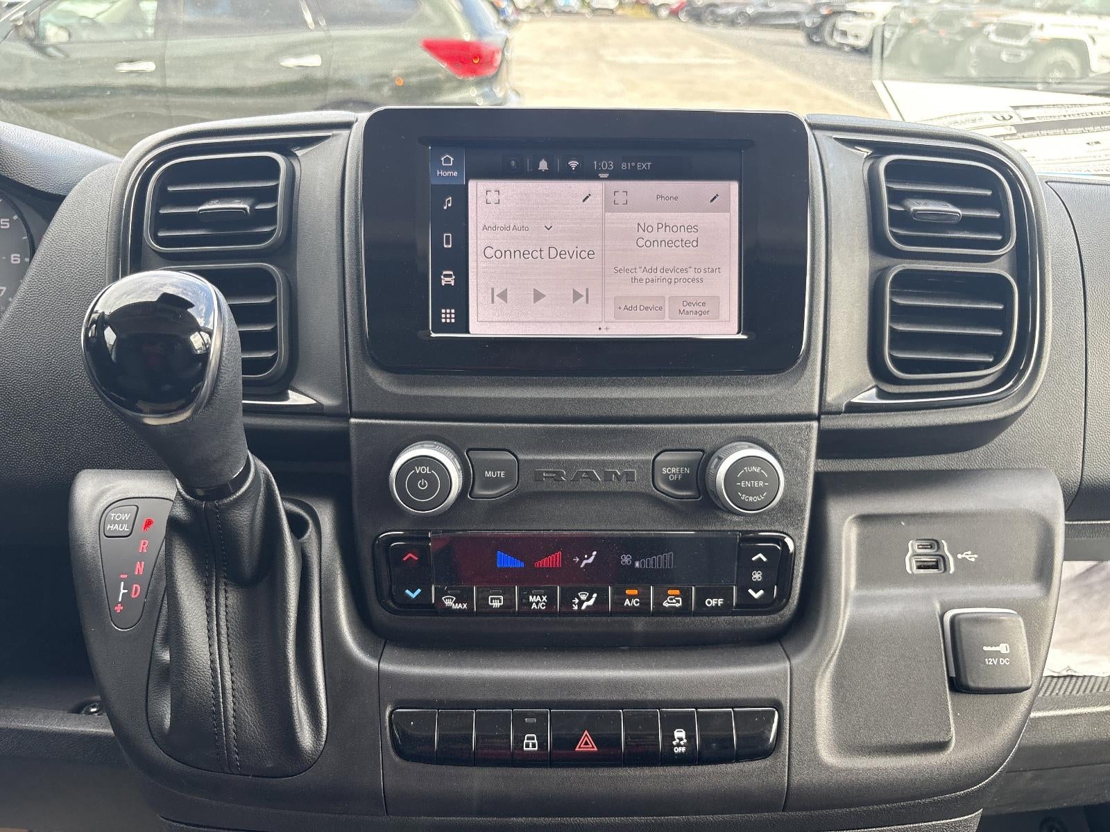 2025 RAM ProMaster Cargo Van Tradesman 3500 High Roof 136" WB w/Pass Seat