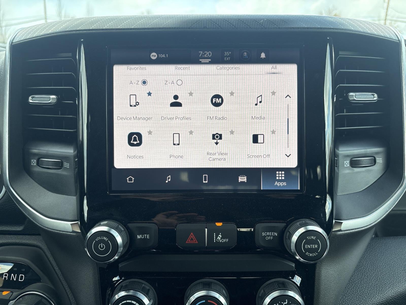 2025 RAM 1500 Tradesman 4x4 Crew Cab 5'7" Box