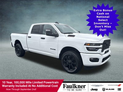 2025 RAM 2500 Big Horn 4x2 Crew Cab 6'4" Box