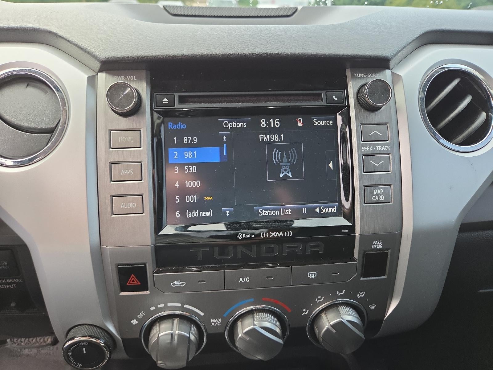 2018 Toyota Tundra 4WD 4WD SR5 CrewMax 5.5' Bed 5.7L (SE)