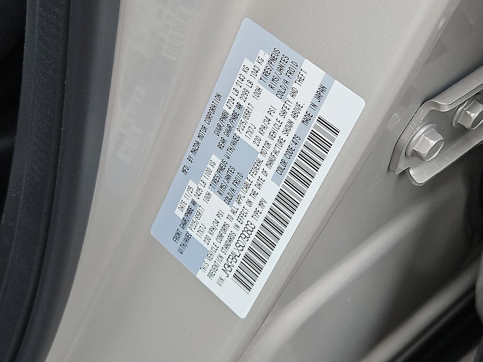 2025 Mazda Mazda CX-5 2.5 S AWD