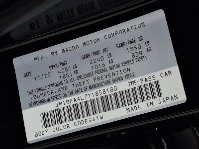 2026 Mazda Mazda3 Sedan 2.5 S FWD