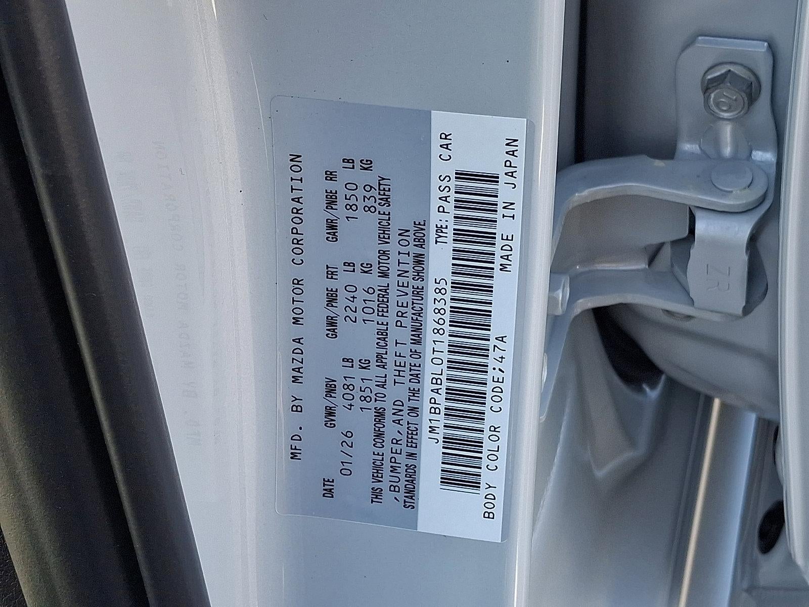 2026 Mazda Mazda3 Sedan 2.5 S Select Sport