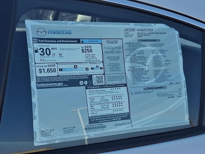 2026 Mazda Mazda3 Sedan 2.5 S Select Sport