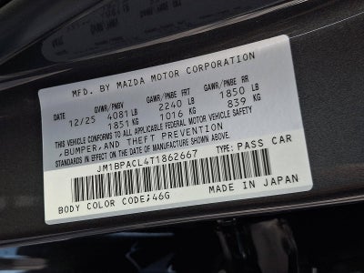 2026 Mazda Mazda3 Sedan 2.5 S Preferred FWD