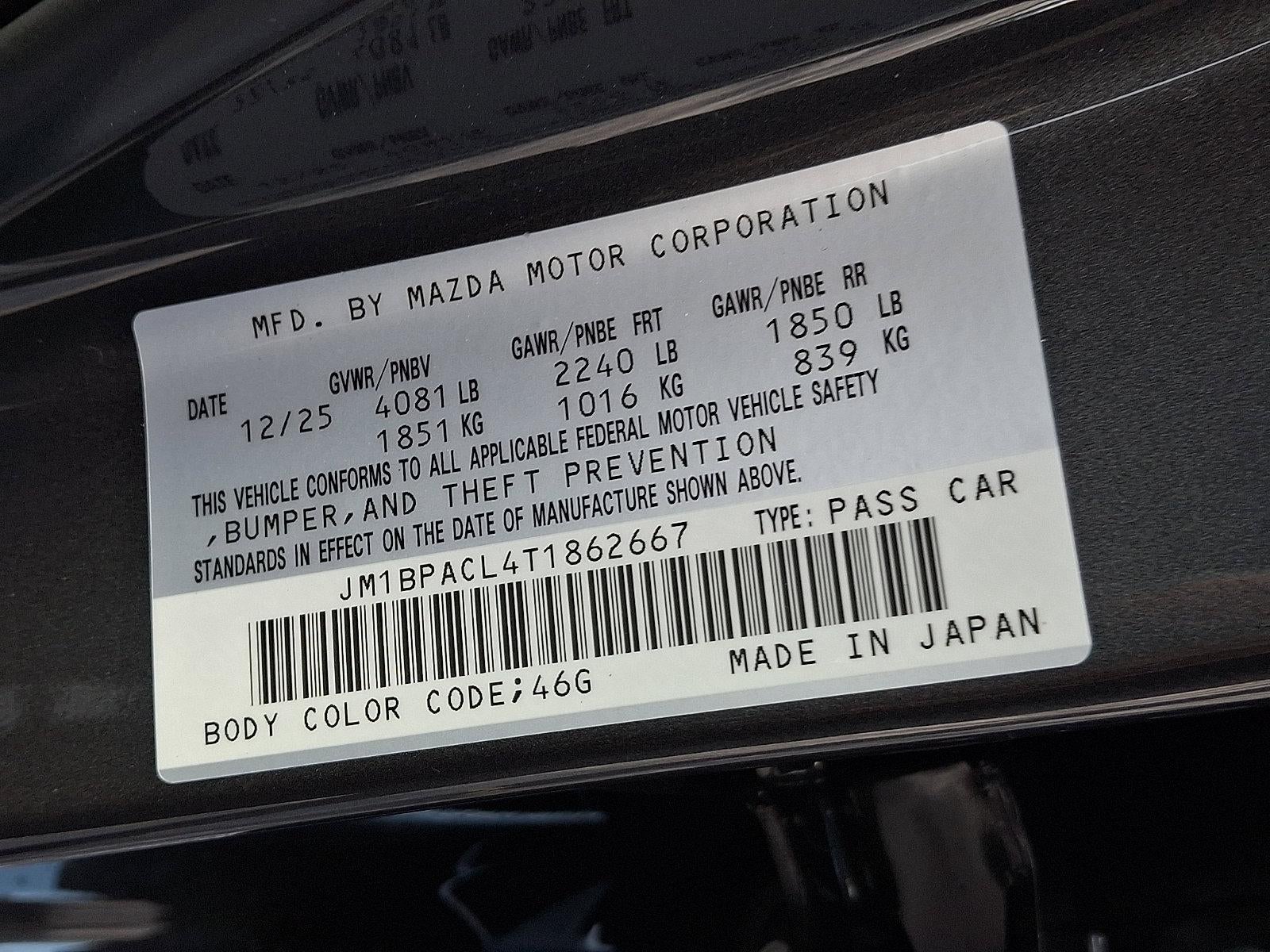 2026 Mazda Mazda3 Sedan 2.5 S Preferred FWD