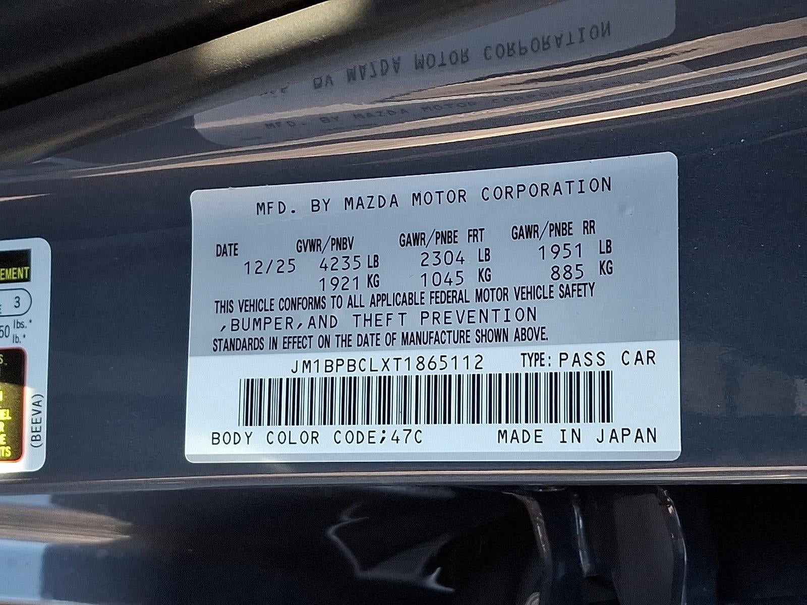 2026 Mazda Mazda3 Sedan 2.5 S Carbon Edition AWD