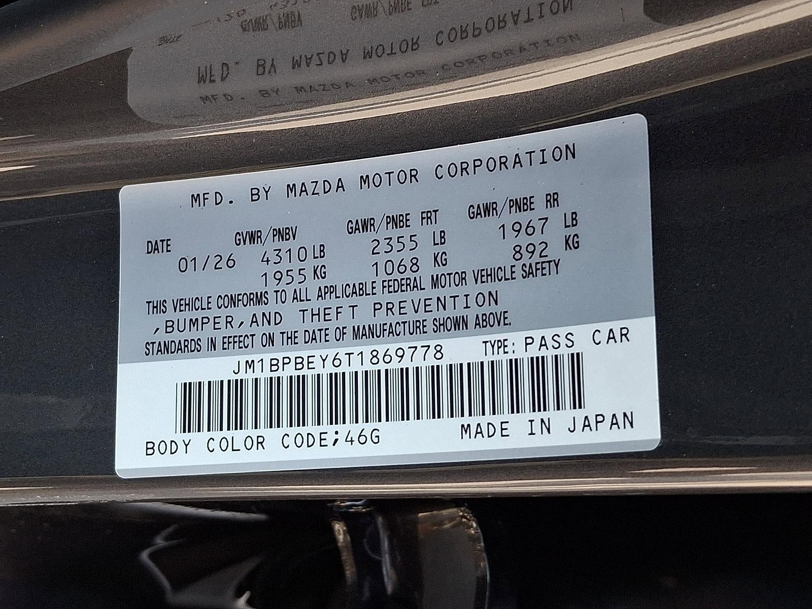 2026 Mazda Mazda3 Sedan 2.5 Turbo Premium Plus AWD