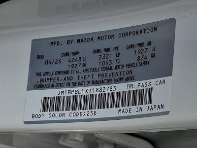 2026 Mazda Mazda3 Hatchback 2.5 S Carbon Edition Auto AWD