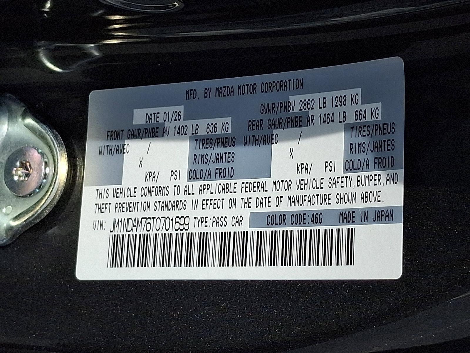 2026 Mazda Mazda MX-5 Miata RF Grand Touring Manual