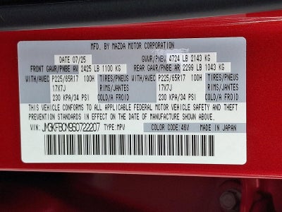 2025 Mazda Mazda CX-5 2.5 S Preferred Package AWD