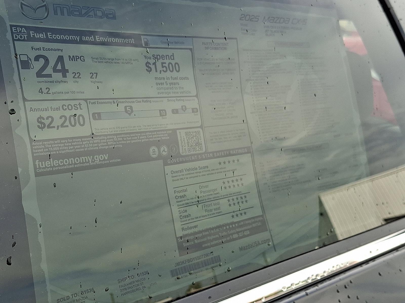 2025 Mazda Mazda CX-5 2.5 Turbo Premium Package AWD