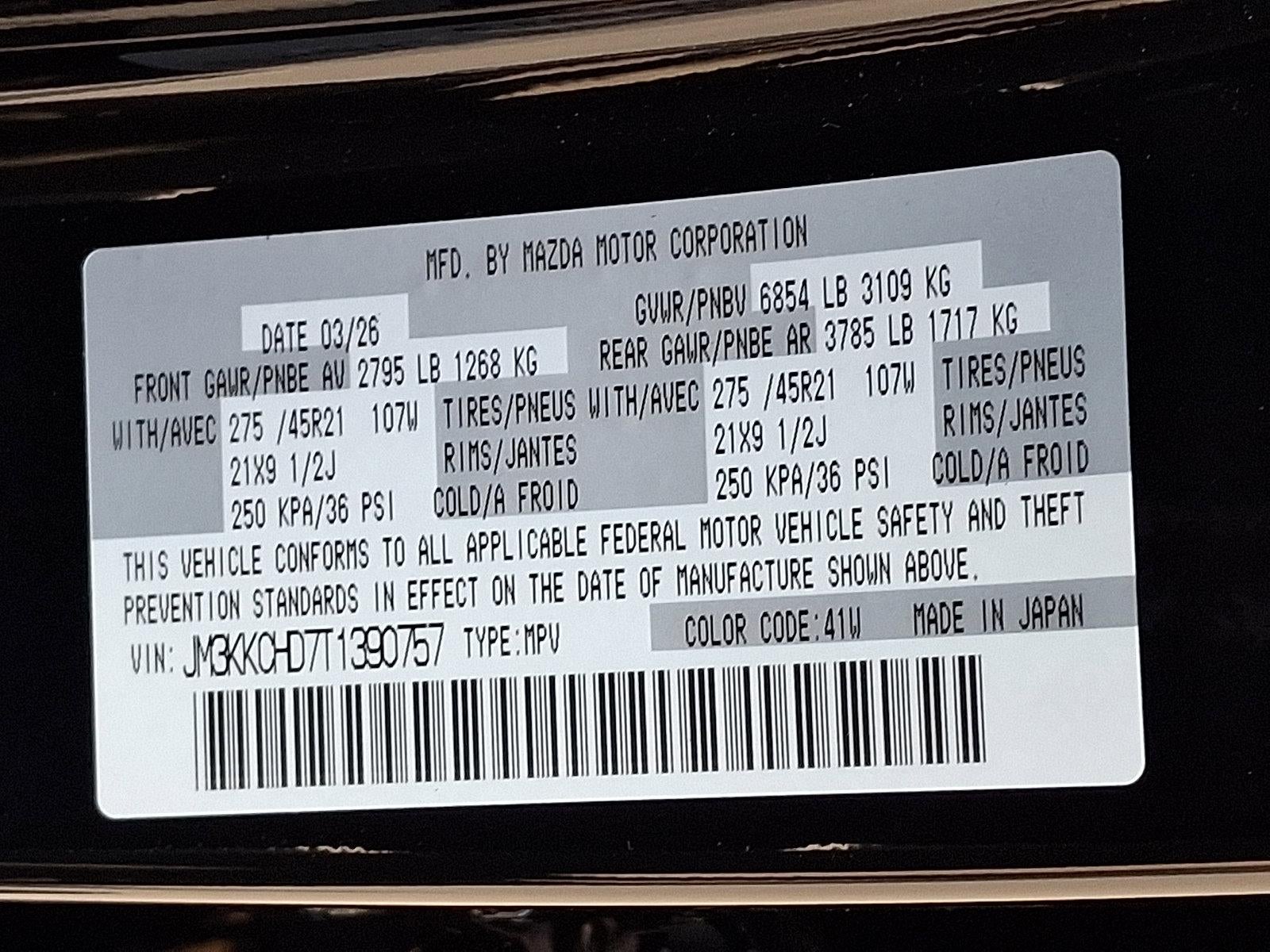 2026 Mazda Mazda CX-90 3.3 Turbo Premium Sport