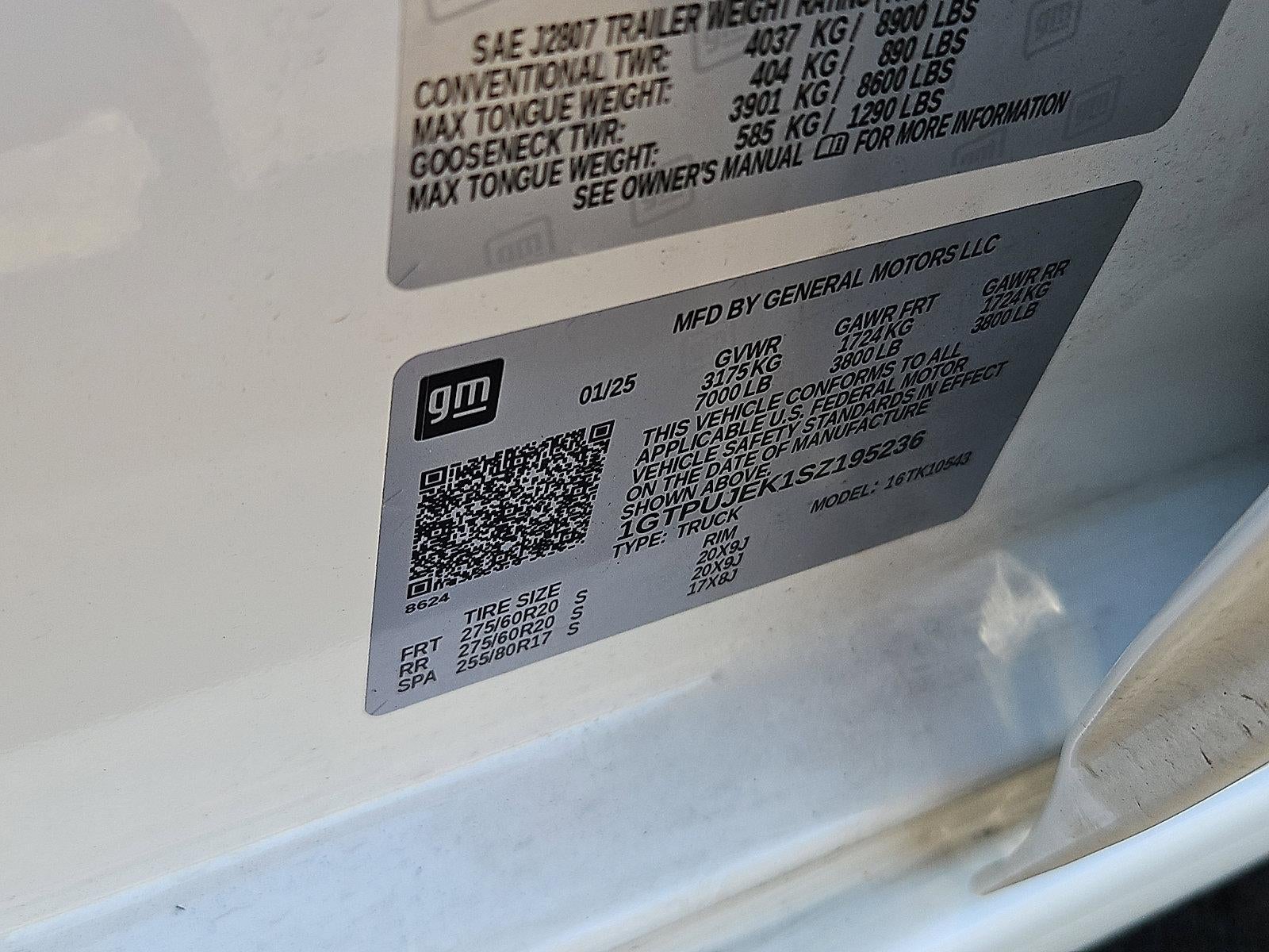 2025 GMC Sierra 1500 Crew Cab Short Box 4-Wheel Drive Elevation 3VL