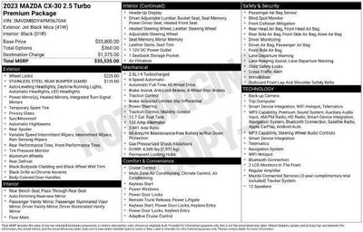 2023 Mazda Mazda CX-30 2.5 Turbo Premium Package AWD