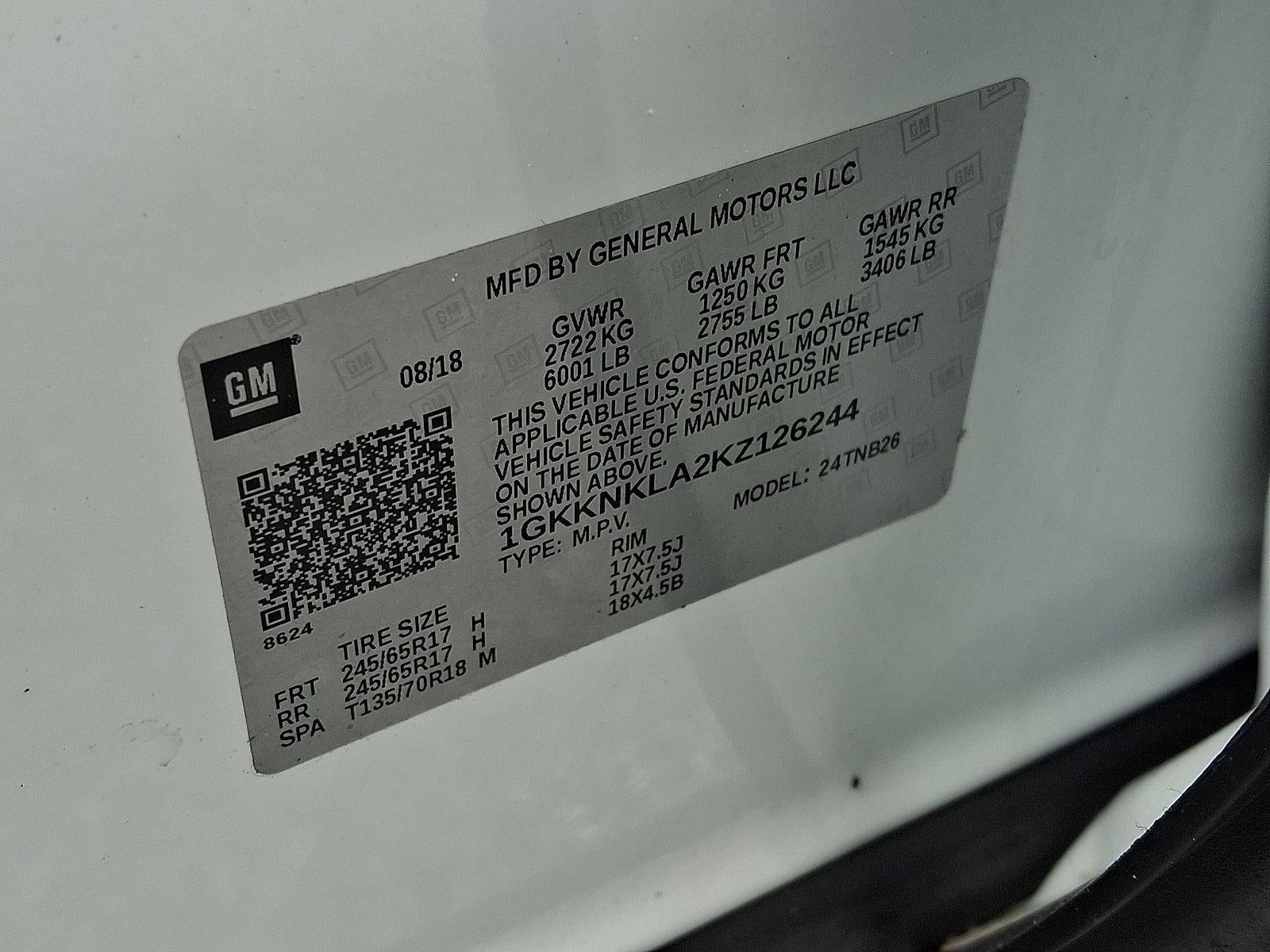 2019 GMC Acadia FWD SLE-1