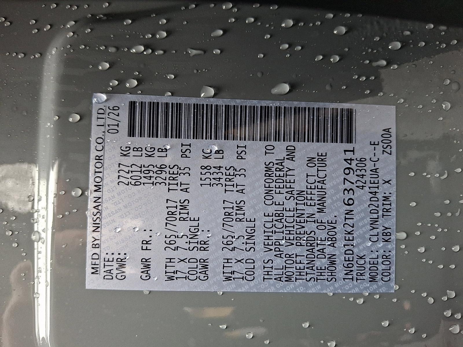 2026 Nissan Frontier Crew Cab PRO-4X®