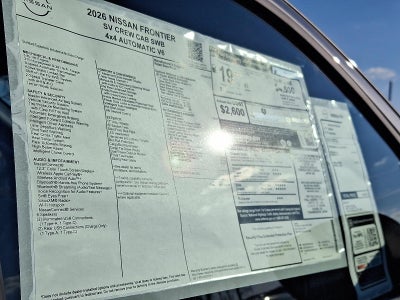 2026 Nissan Frontier Crew Cab SV