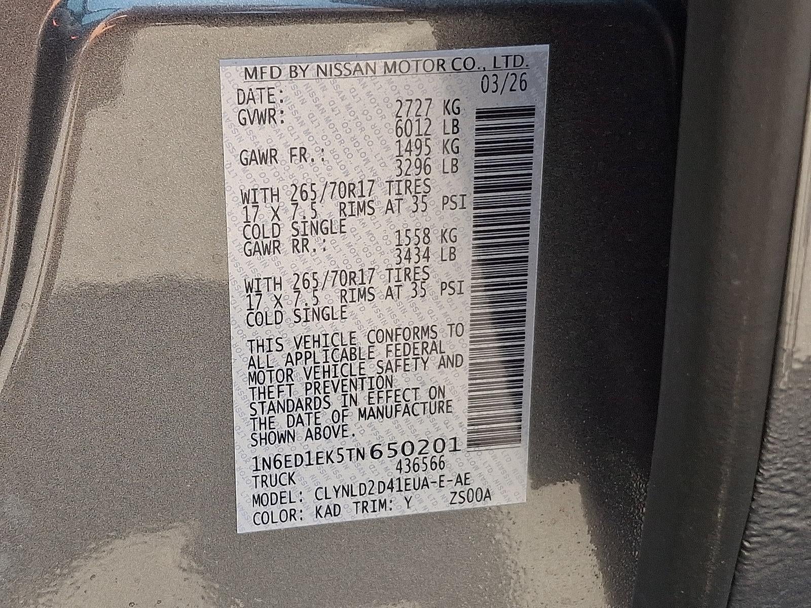 2026 Nissan Frontier Crew Cab PRO-4X®