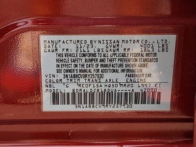 2024 Nissan Sentra SV