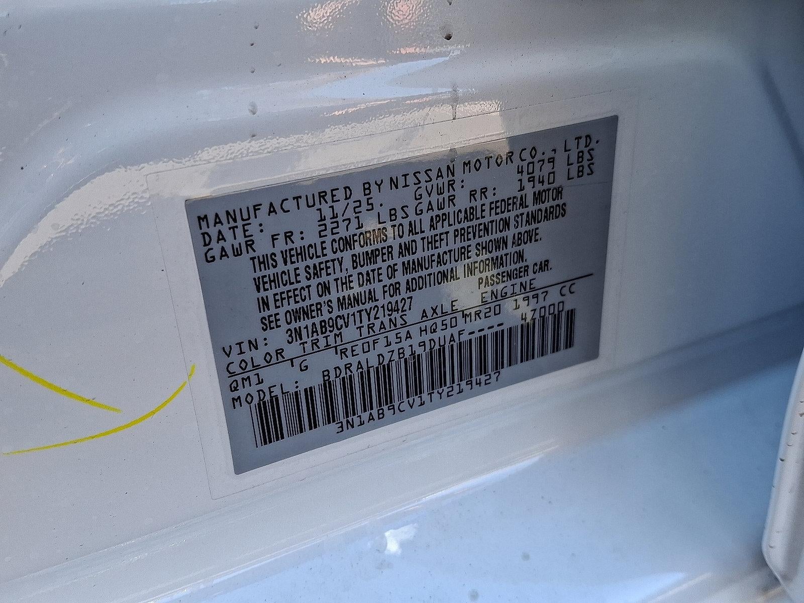 2026 Nissan Sentra SV