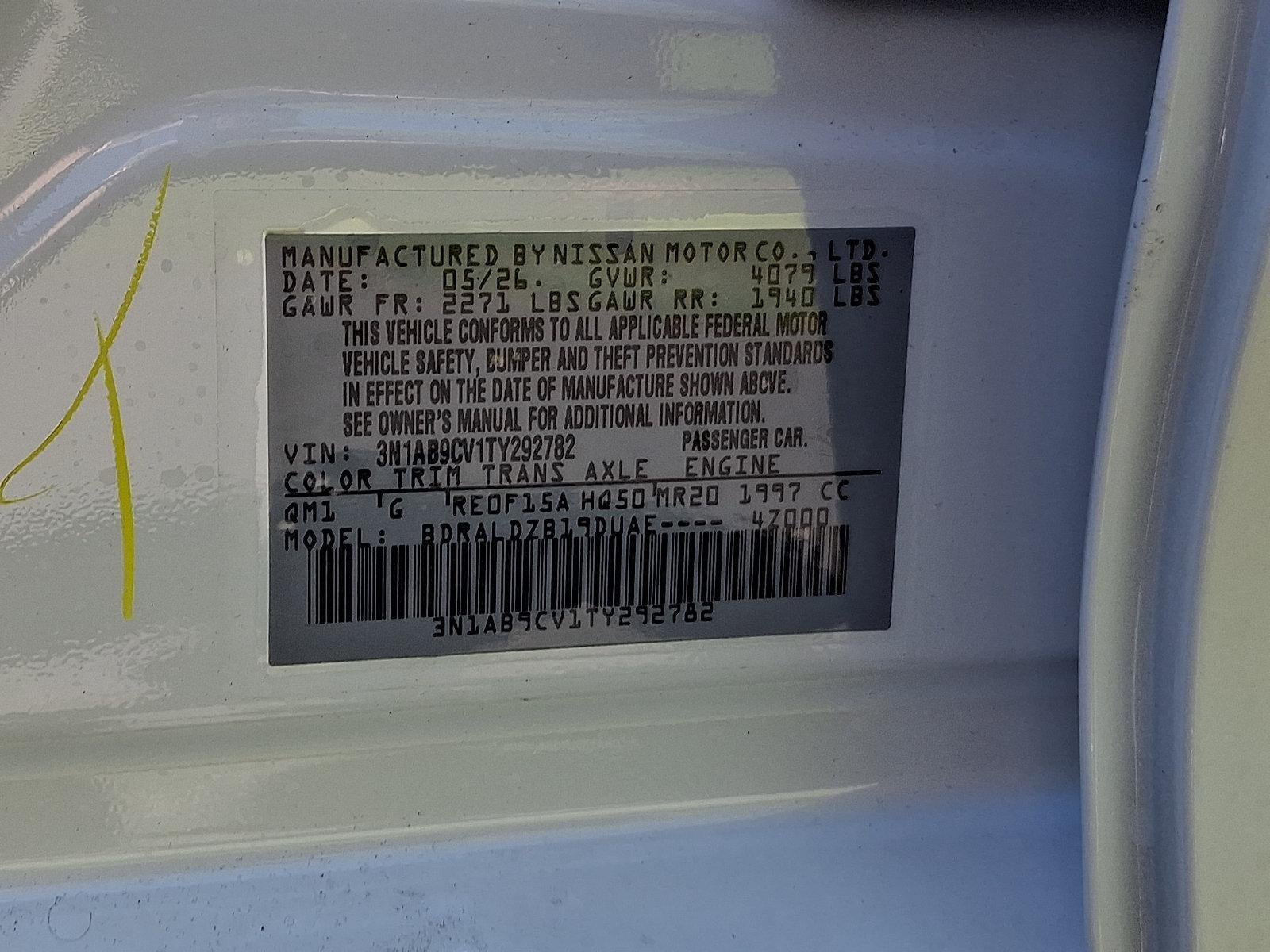 2026 Nissan Sentra SV