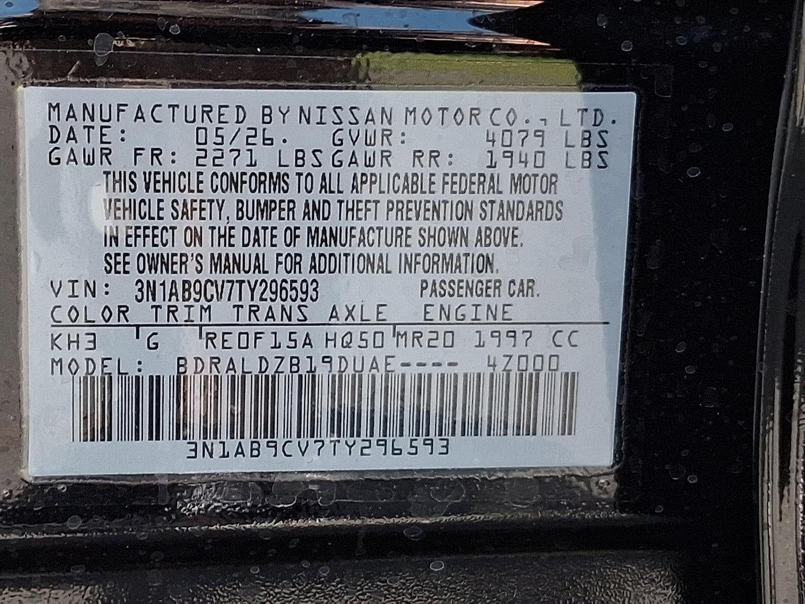2026 Nissan Sentra SV
