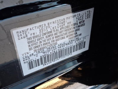 2026 Nissan Sentra SR