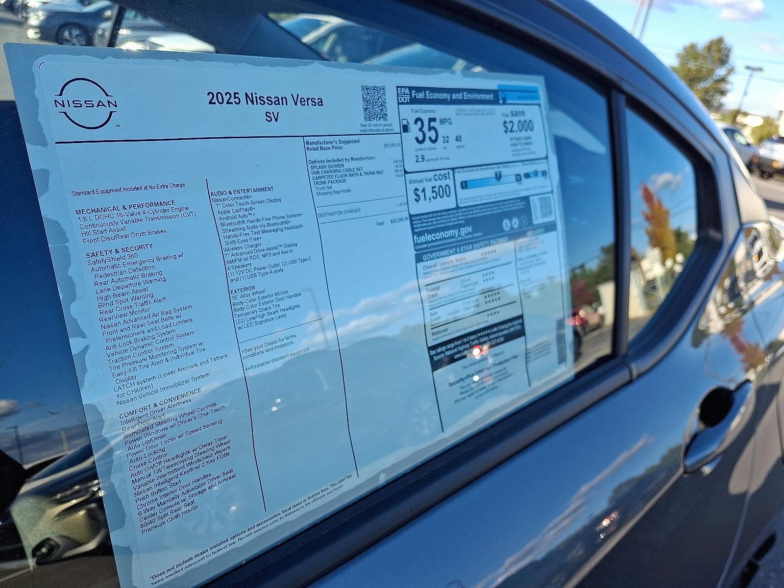 2025 Nissan Versa SV