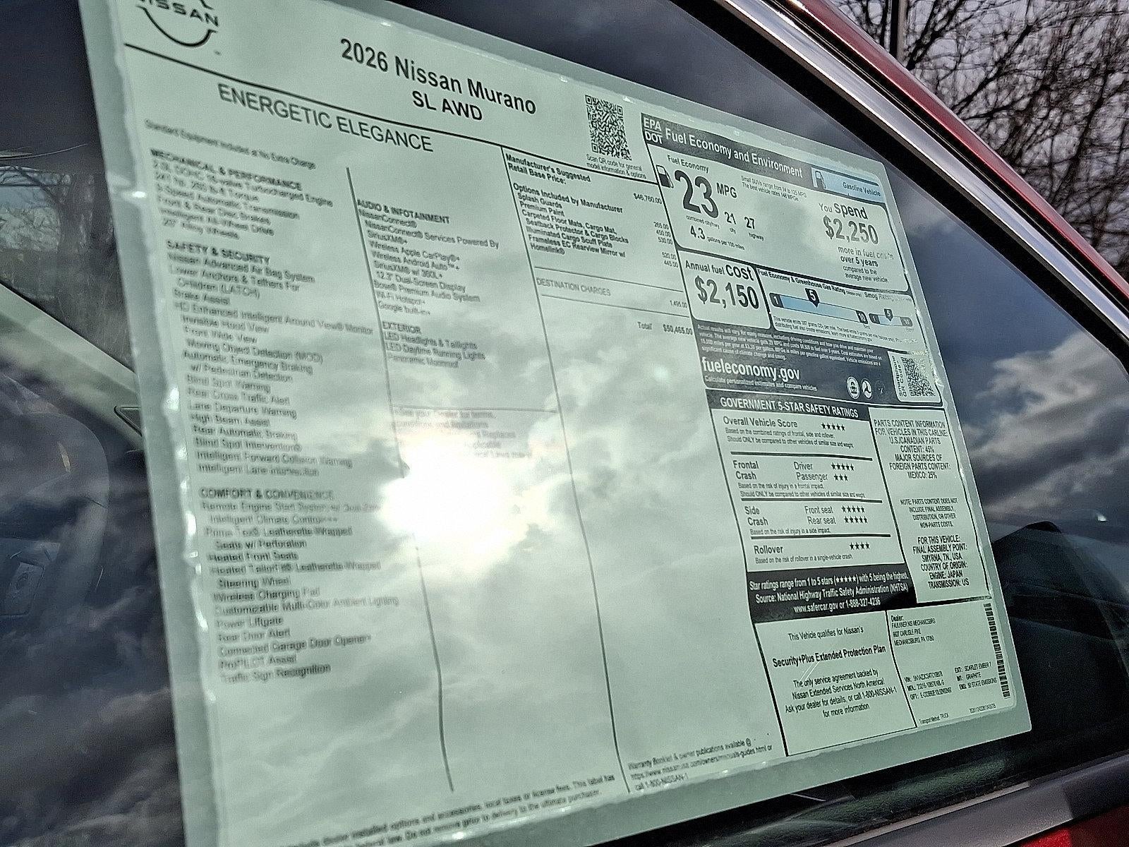 2026 Nissan Murano SL