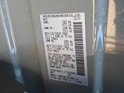 2026 Nissan Rogue 2026.5 AWD Dark Armor