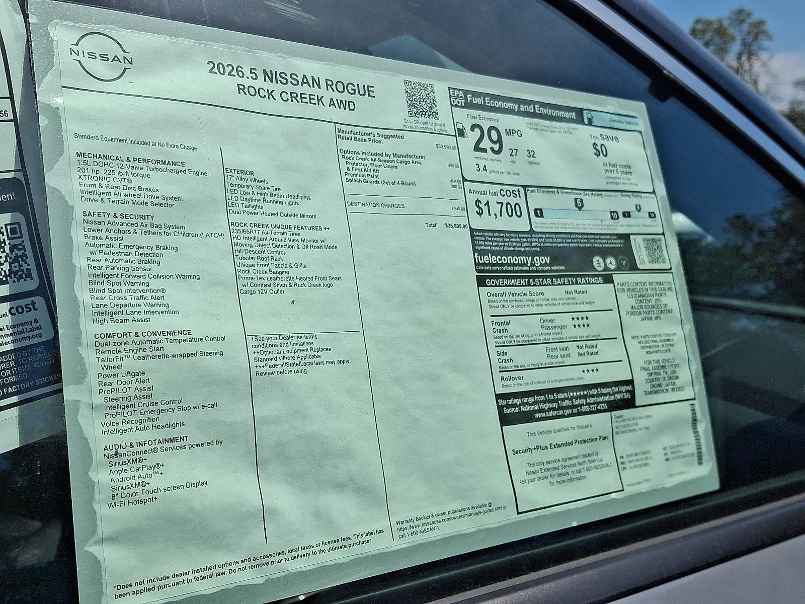 2026 Nissan Rogue Rock Creek®
