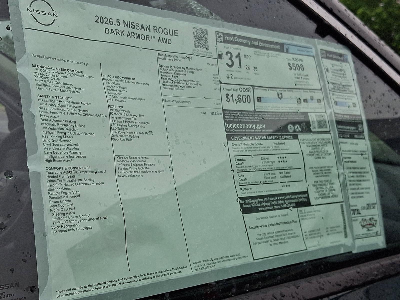 2026 Nissan Rogue Dark Armor™