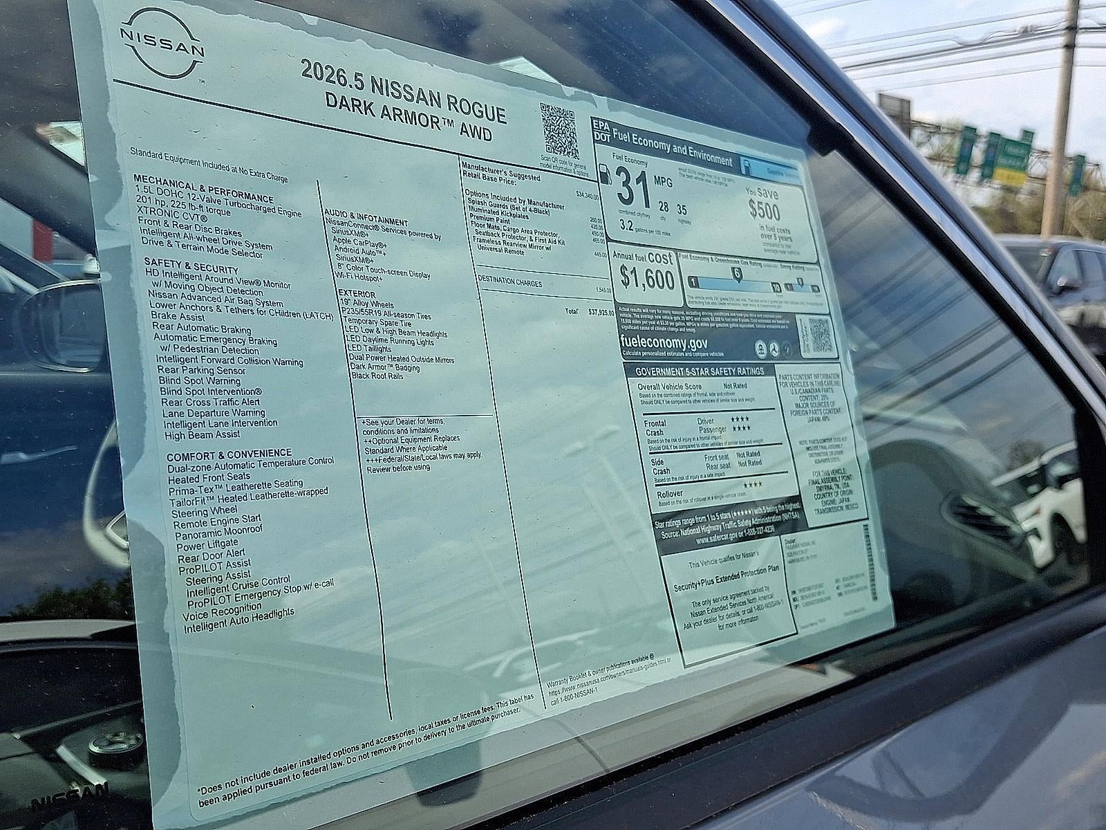 2026 Nissan Rogue 2026.5 AWD Dark Armor