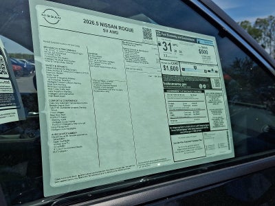 2026 Nissan Rogue SV