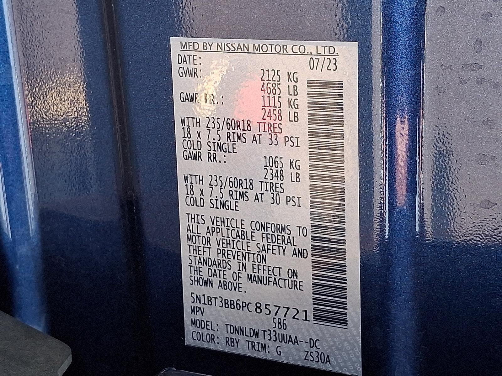 2023 Nissan Rogue SV